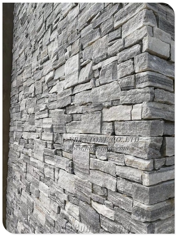 Natural Blue Color Stone Wall Stone Panel Loose