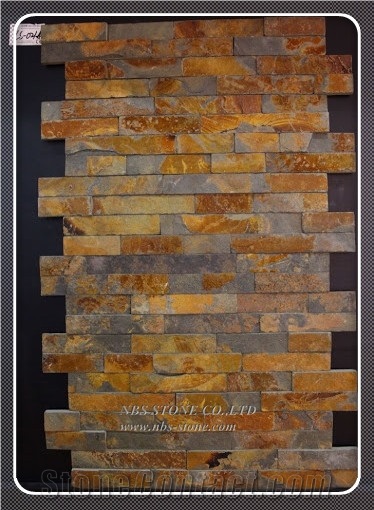 Natural Culture Stone Rusty Stone Slate for Wall
