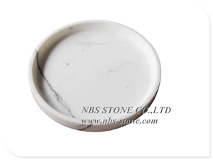 Polish Marble Fruit Tray for Home Decoration Plate
