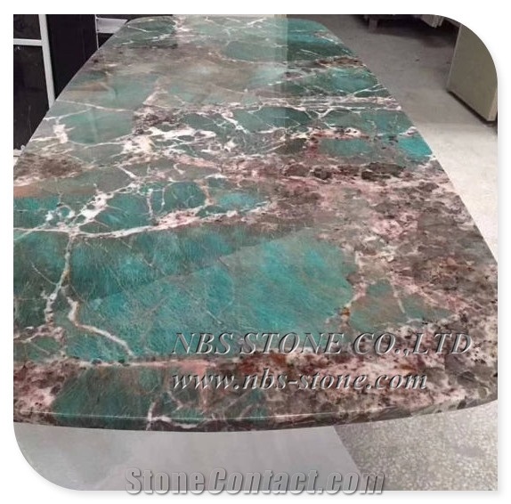 Translucent Luxury Brazil Amazon Green Granite