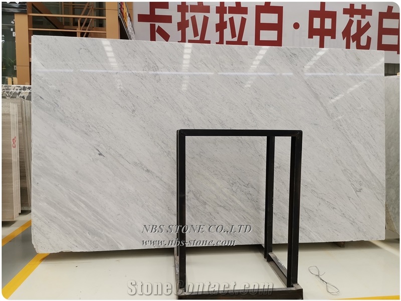 White Carrara Marble Slab Walling Flooring Tiles