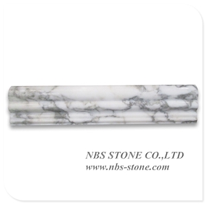 White Carrara Marble Stone Wall Skirting