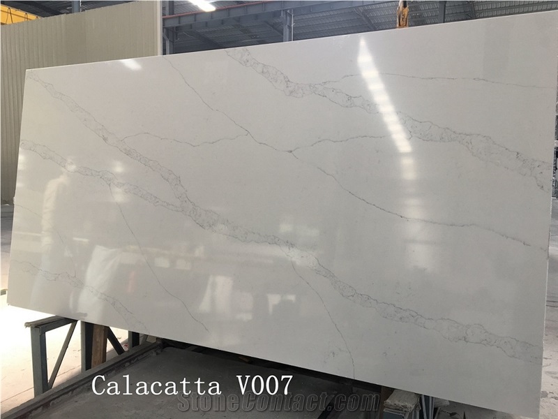 Artificial Bianco Calacatta Quartz Stone