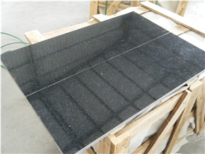 Black Galaxy High Glossy Polished Slabs/Tiles Floor Paving