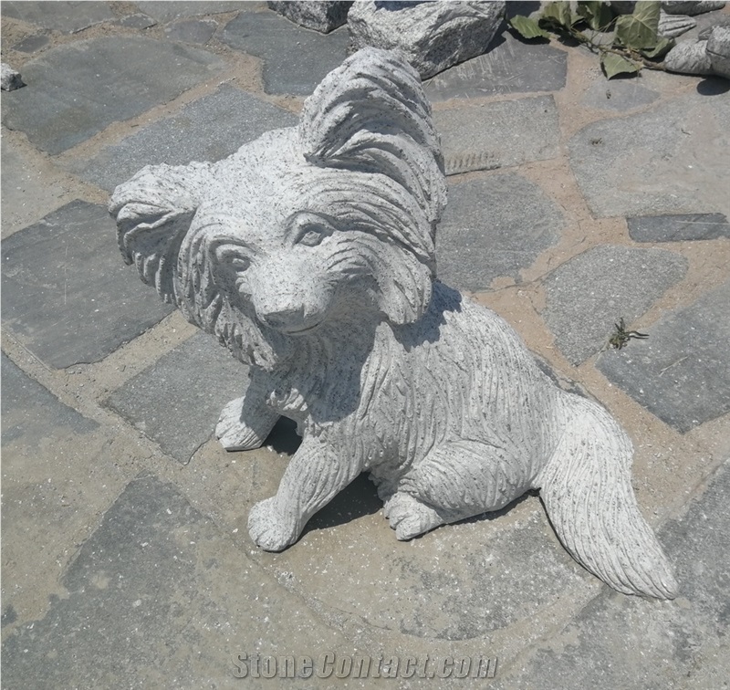 Small Animal Sculpture Status in Granite