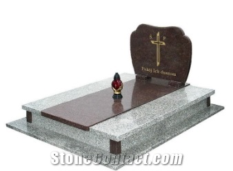 Cheap Red Granite Tombstone