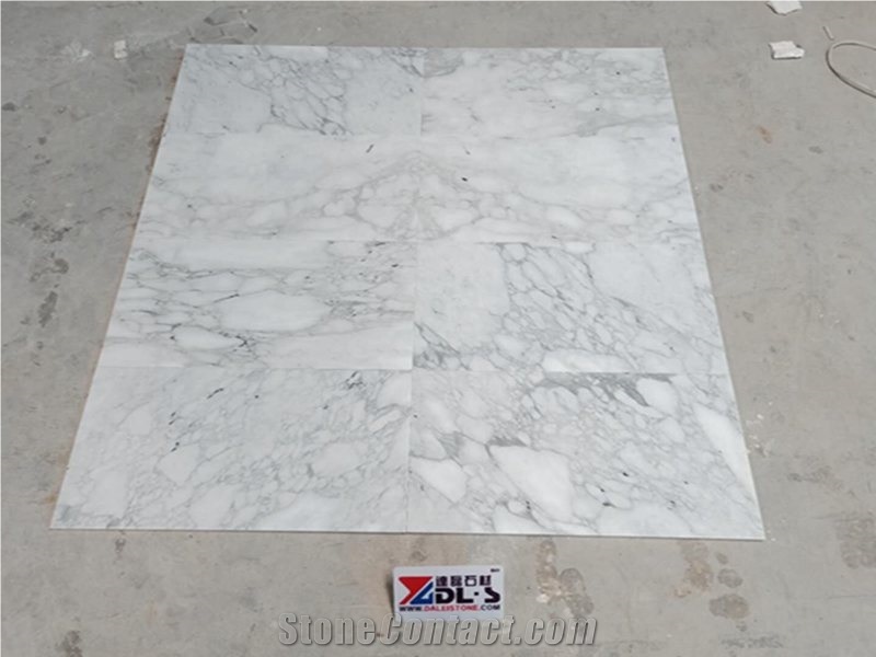 China Arabescato White Marble Flooring Wall Tiles