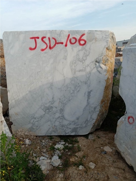 China Original Arabescato Marble Blocks