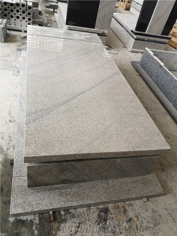 China Viscont White Granite Western Gravestone