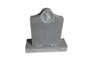 G603 Engraved Tombtones,Grey Upright Headstones