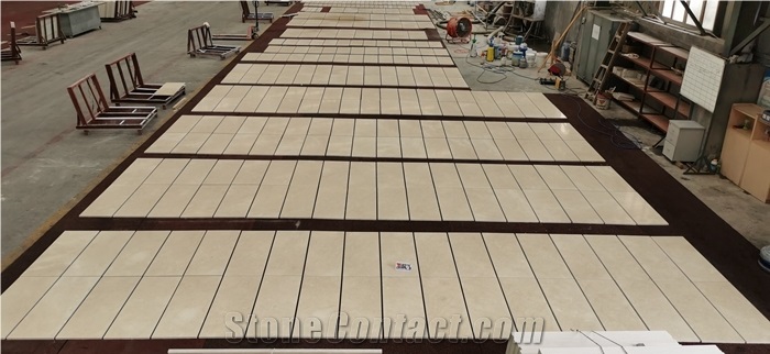 Ksa Crema Marfil Marble Walling Tiles for Project