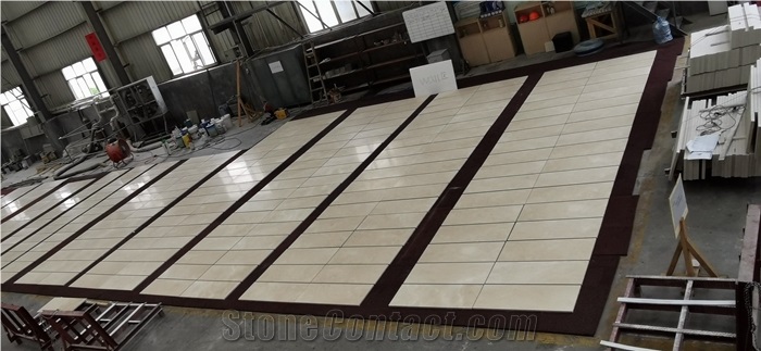 Ksa Crema Marfil Marble Walling Tiles for Project