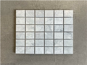 Super White Marble Polished Hexagon Mosaic Tile