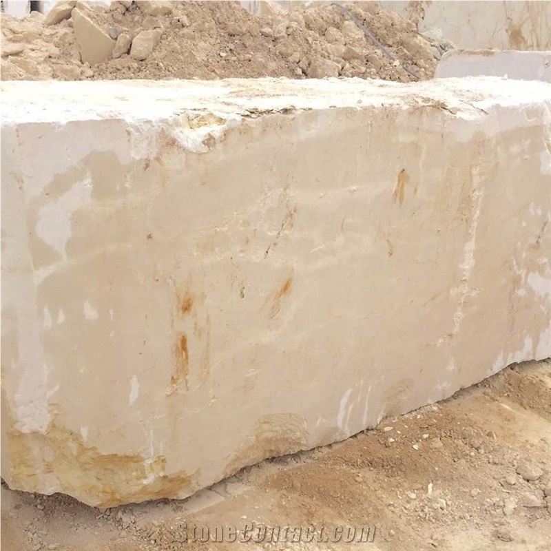 Crema Marfil Classico Raw Blocks from Own Quarry