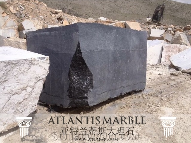 Turkish Marble Block & Slab Export / Black Olive