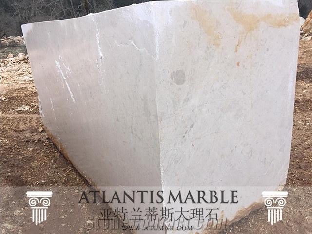 Turkish Marble Block & Slab Export / Crystal Beige Marble Block