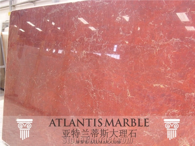 Turkish Marble Block & Slab Export / Red Snow