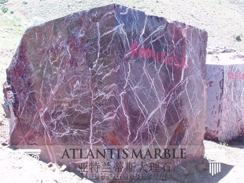 Turkish Marble Block & Slab Export / Rosso Levanto