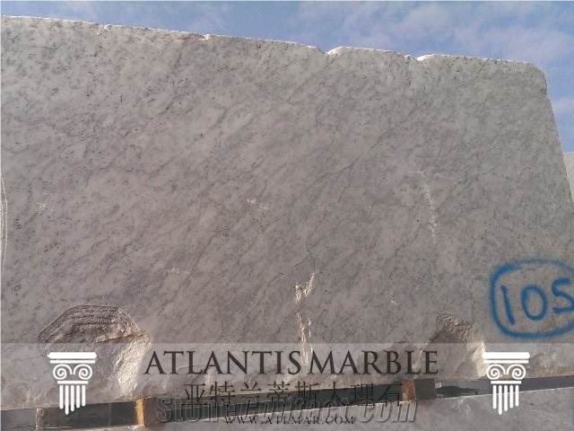 Turkish Marble Cut - Size Slab Export Galaxy White