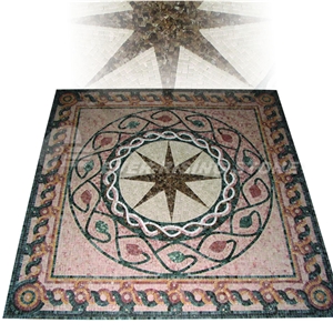 Marble Mosaics Floor Tiles