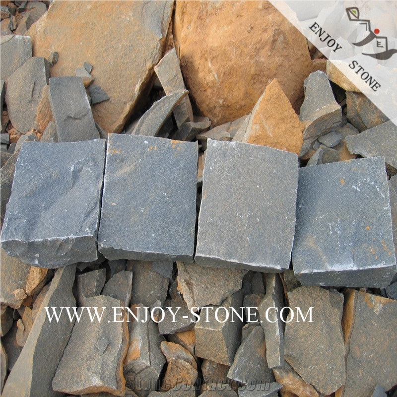 Natural Split Gray Basalto Driveway Paving Stone