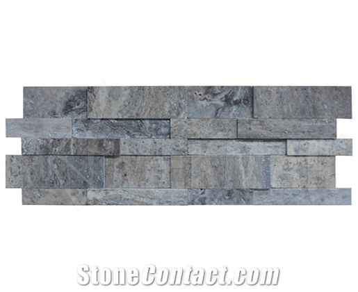 Silver Travertine Stone Veneer T45puz1850