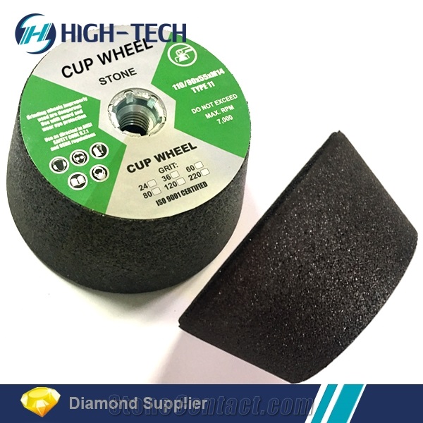 Tapered Silicon Carbide Cup Grinding Wheel
