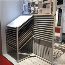 Customized Ceramic Tile Sliding Rack for Showroom