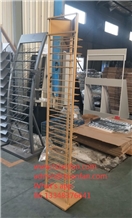 Quartz Stand,Marble Stone Sample Display Rack