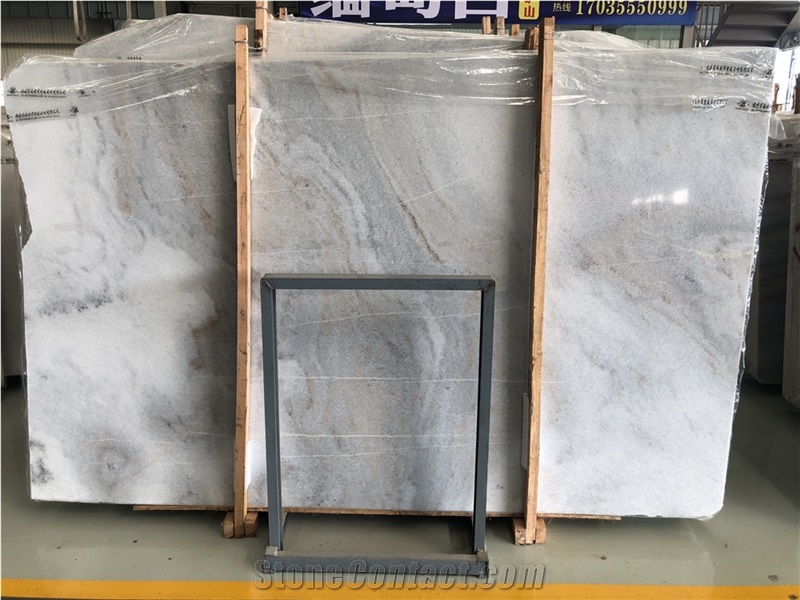 Affordable Decor Tiles Myanmar White Marble Slabs