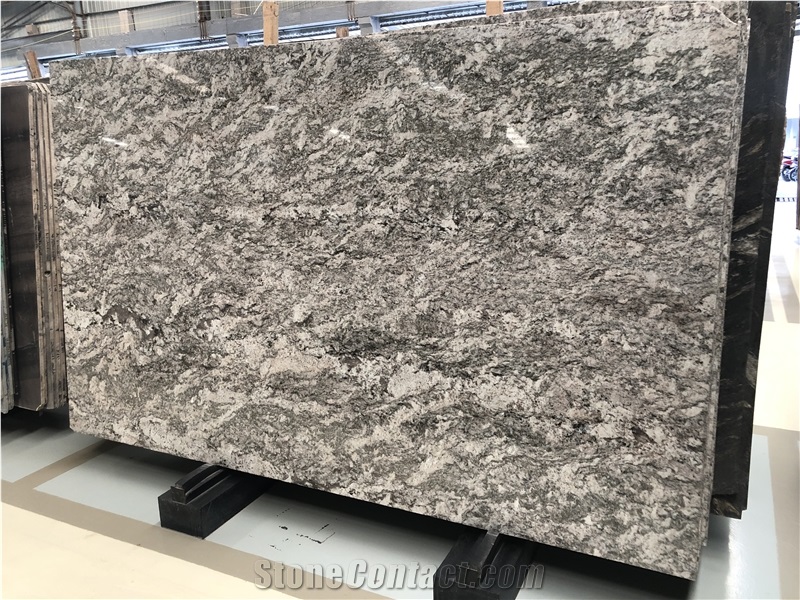 Azurite Alpinus Grey Granite Slabs for Countertops