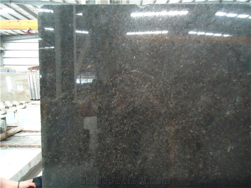 Black Pearl Granite Slabs Used for Flooring Tiles