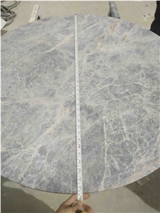China Customized Hermes Grey Marble Table Tops