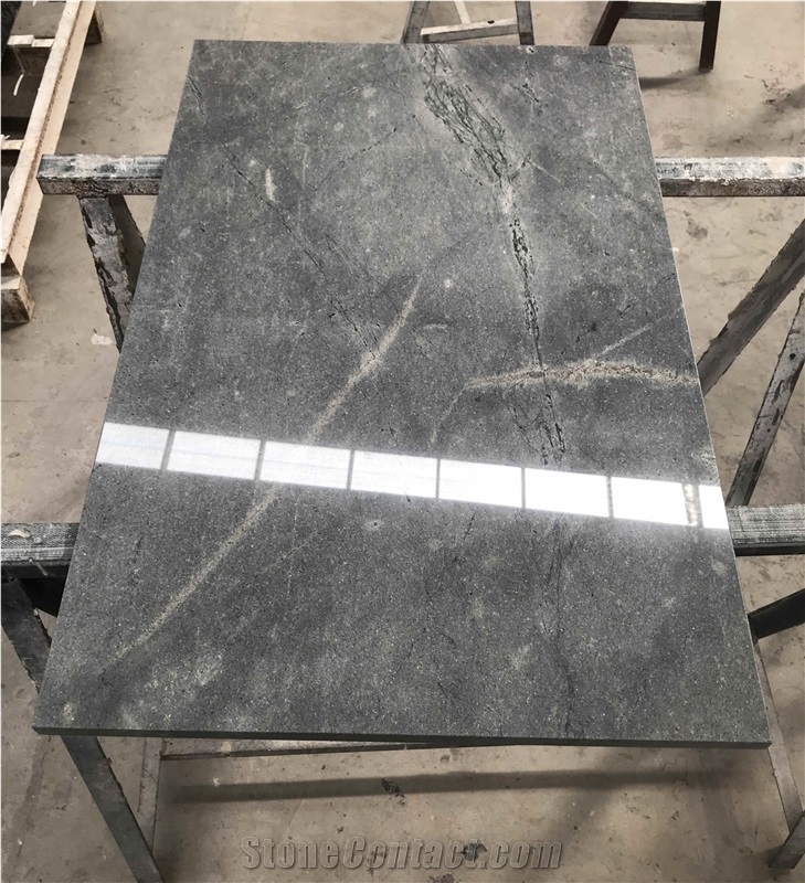 China Galaxy Grey Marble Table Tops for Restaurant