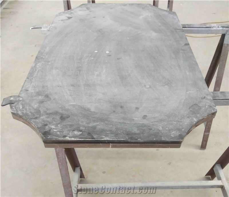 China Quality Coffee Brown Marble Round Table Tops