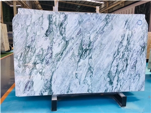 China Vielot White Marble Slab for Wall Cladding