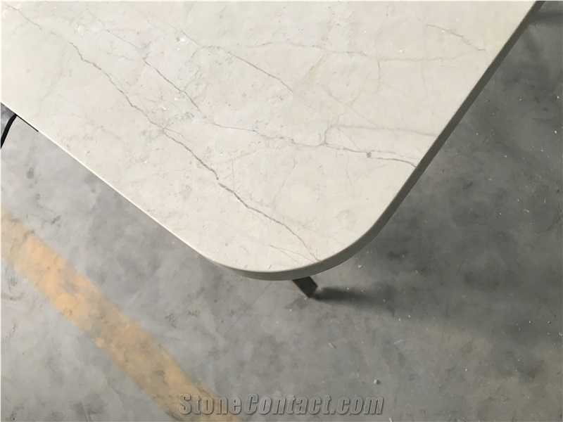Crema Marfil Honed Marble Credenza Furniture Tops