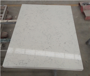 Custom Carrara White Quartz Desk Dining Table Tops