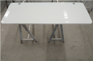 Custom White Quartz for Hotel Furniture Queen Desk