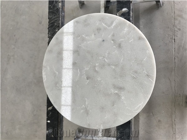 Customed Grey Quartz for Hotel Table Top