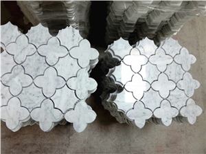 Customized Carrara Lantern Mosaic for Flooring