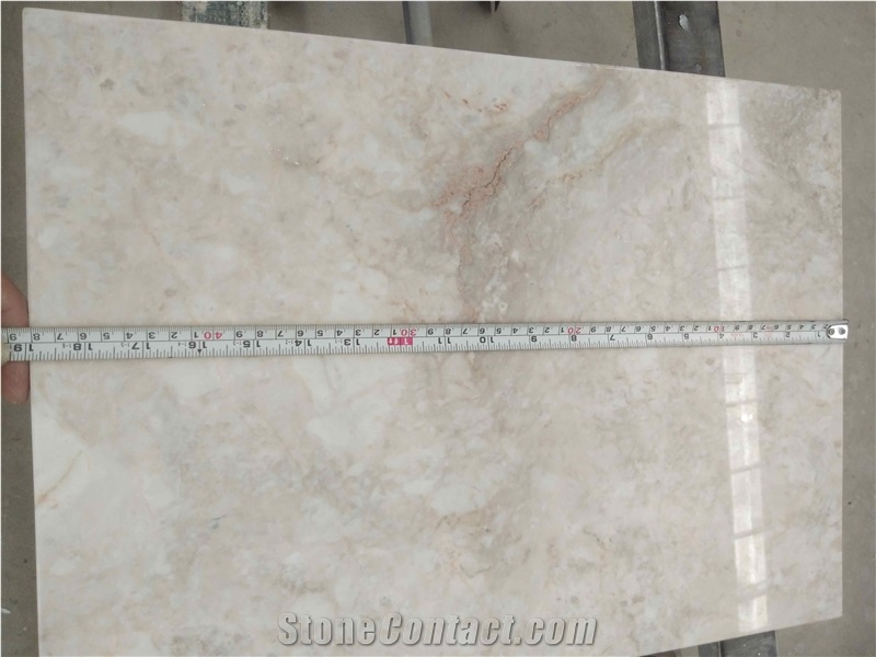Customized French Vanilla Marble Side Table Tops