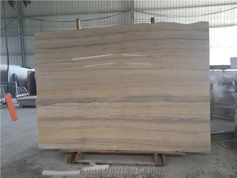 Ginkgo Wood Grain Moca Cream Marble for Wall Floor