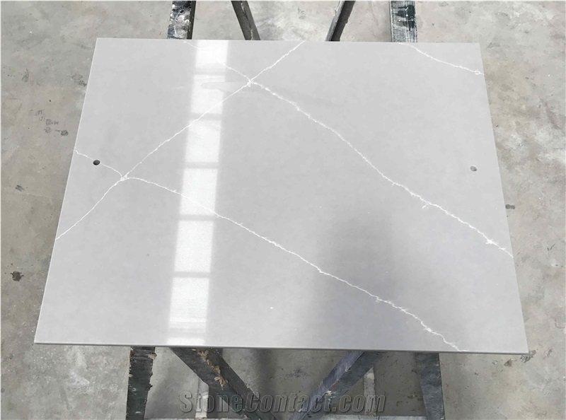 Grey Quartz Furniture Top for Hospitality Industry