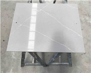 Grey Quartz Furniture Top For Hospitality Industry