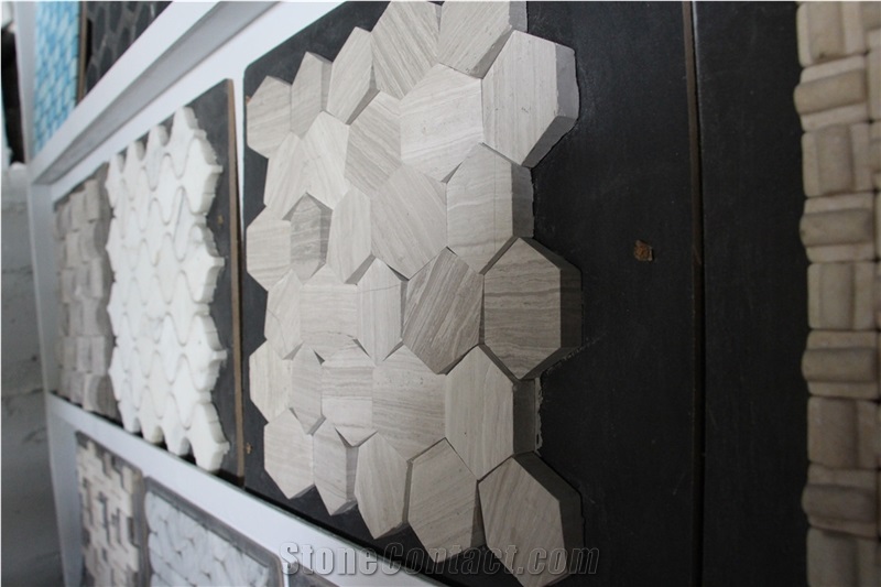 Hexagon Honeycomb Panel Mosaic Tiles for Flooring