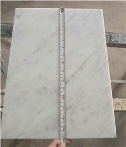 Honed Carrara Marble Table Tops for Hospitality
