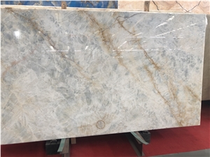 Luxury Blue Ice Jade Onyx Slabs for Hotel Project