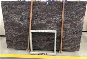 Luxury Sea Wave Purple Marble Slabs for Project
