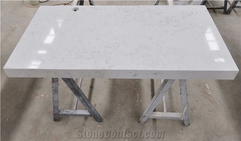 Match Belstone Eco Quartz Carrara Desk Table Tops